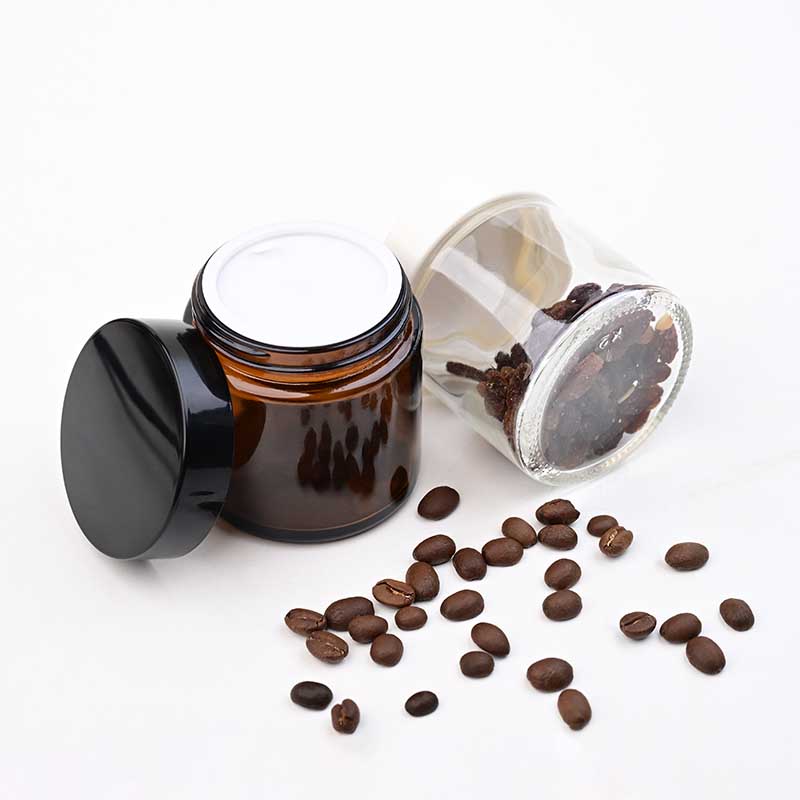 Coffee Tea Beans - Portable Coffee Bean Storage Glass Jar