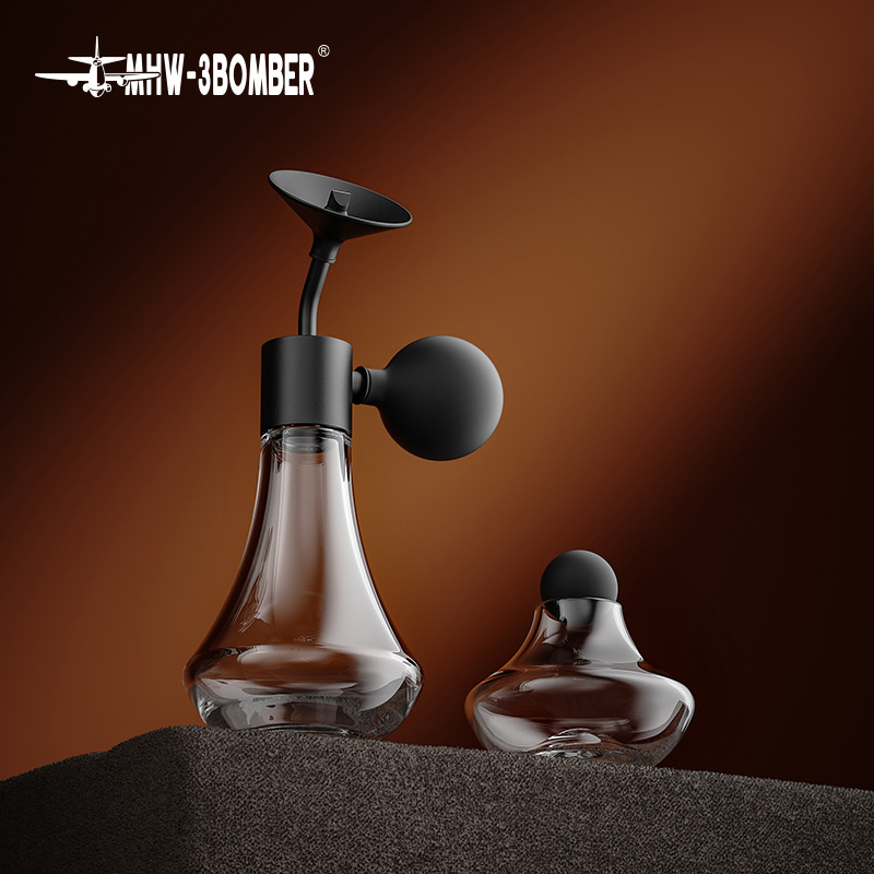 Coffee Tea Beans - MHW-3BOMBER Bomber Coffee Smell Bottle Glass