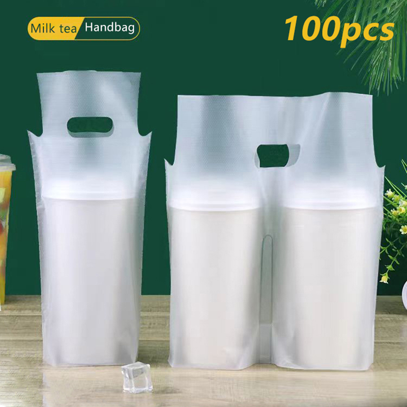 Coffee Tea Bags - 100Pcs Single/Double Cup Milk Tea Packaging