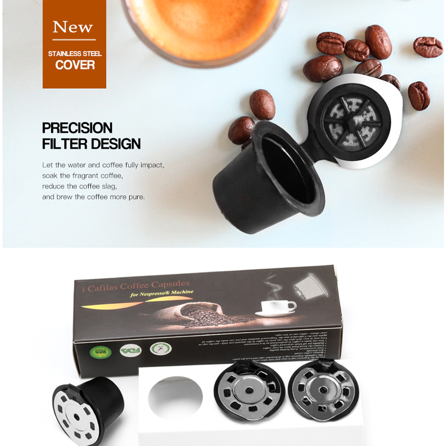 Coffee Tea Machine - Upgraded Version Coffee Capsules Filter Cup