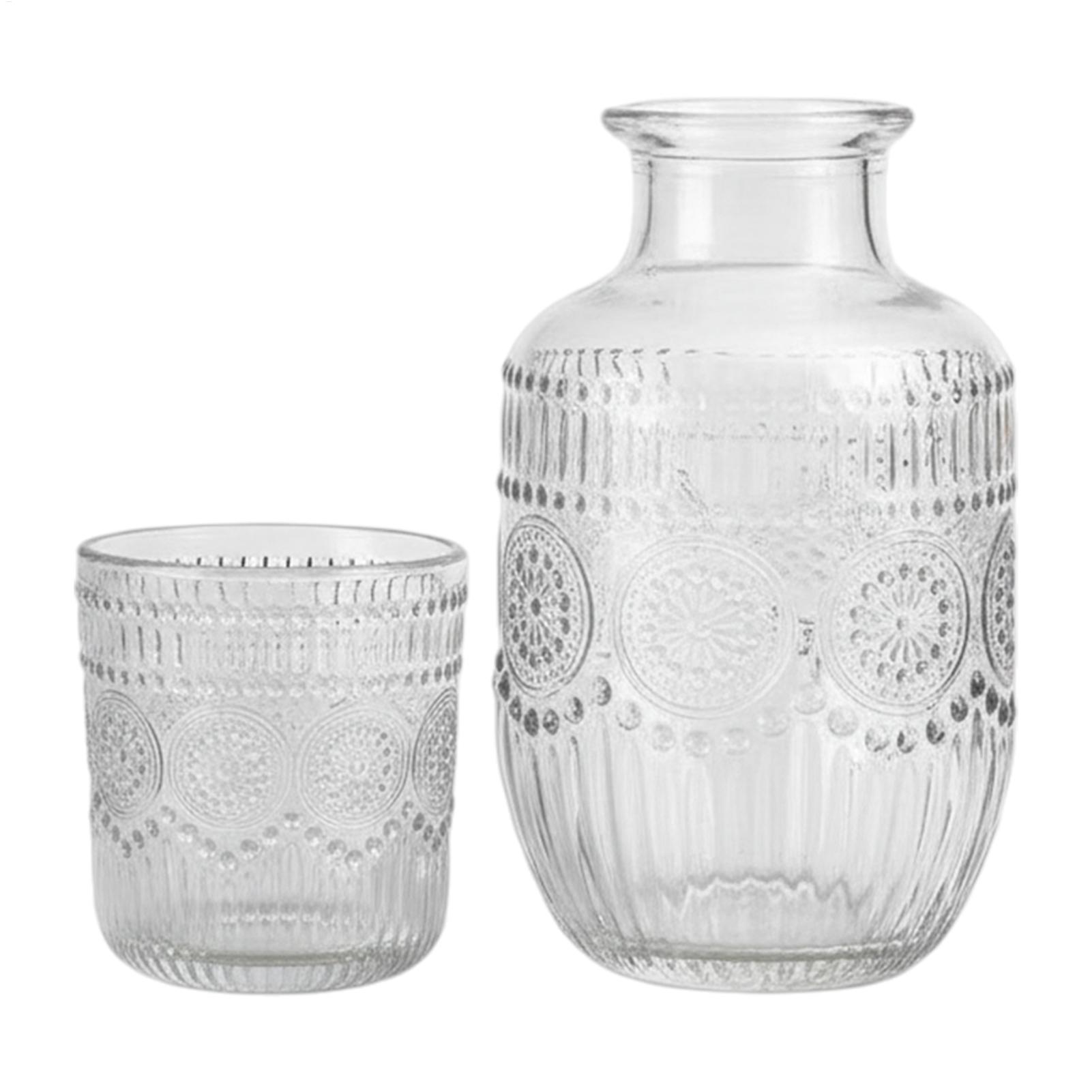 Coffee Tea Containers - 550ml Bedside Carafe Pitcher And Water