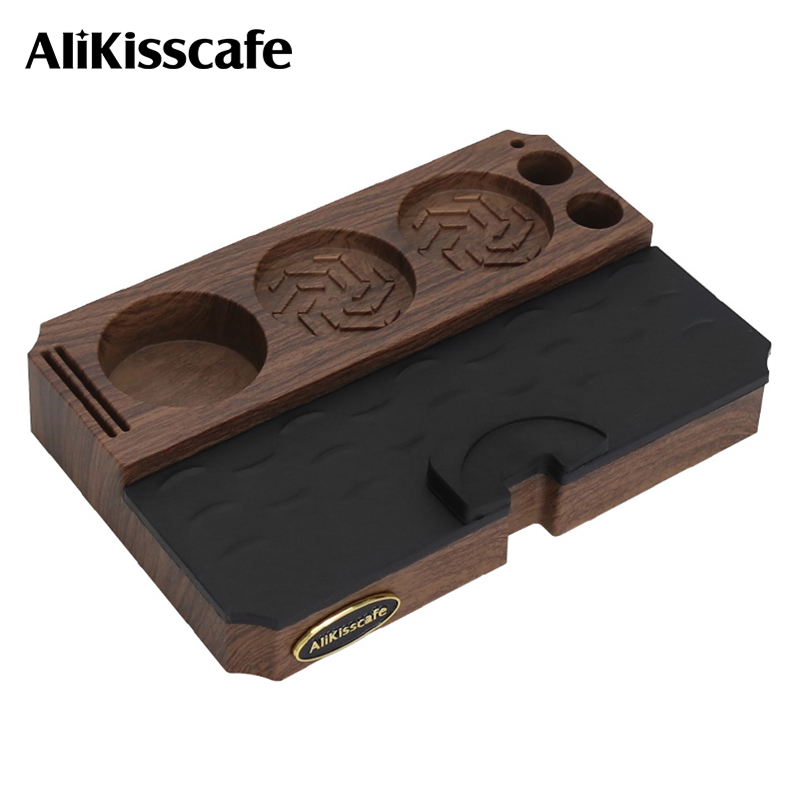 Coffee Tea Holder - Coffee Tamping Station Stand Portafilter Holder