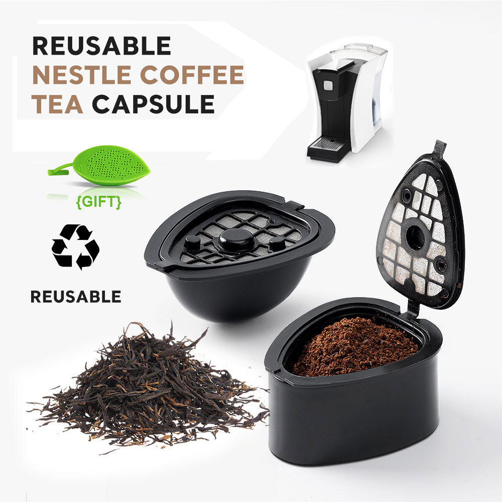 Coffee Tea Machine - Reusable Nestle Capsule Tea for Machine