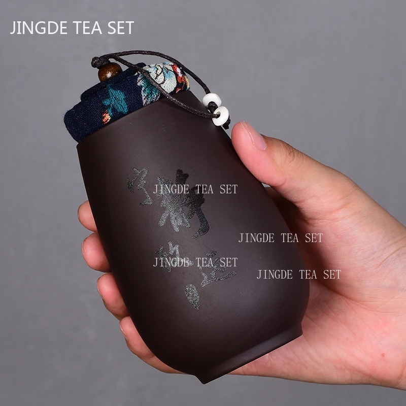 Coffee Tea In Chinese - Chinese Purple Sand Small Tea Jar