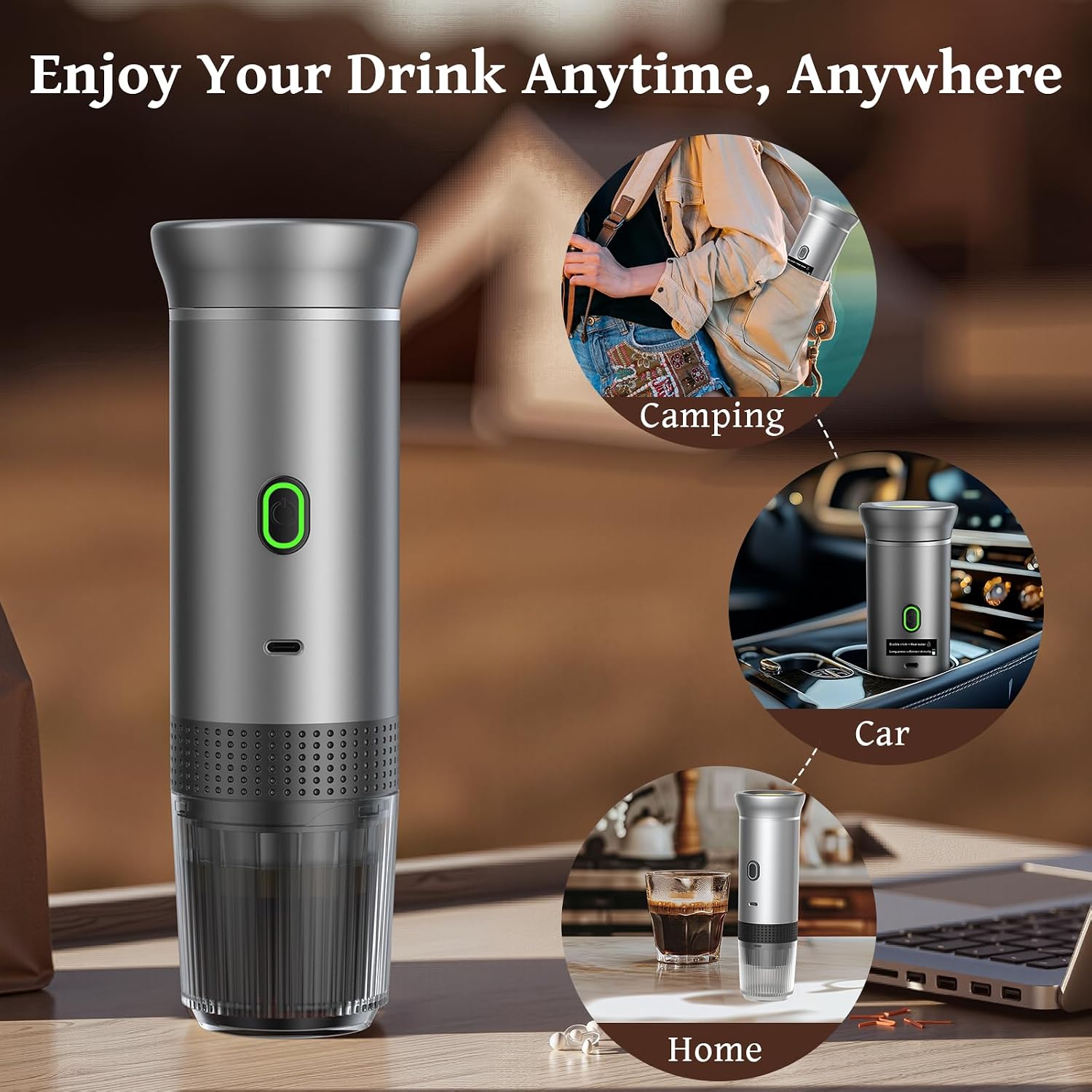 Coffee Tea Machine - 2026 New Upgrade Portable Coffee Maker