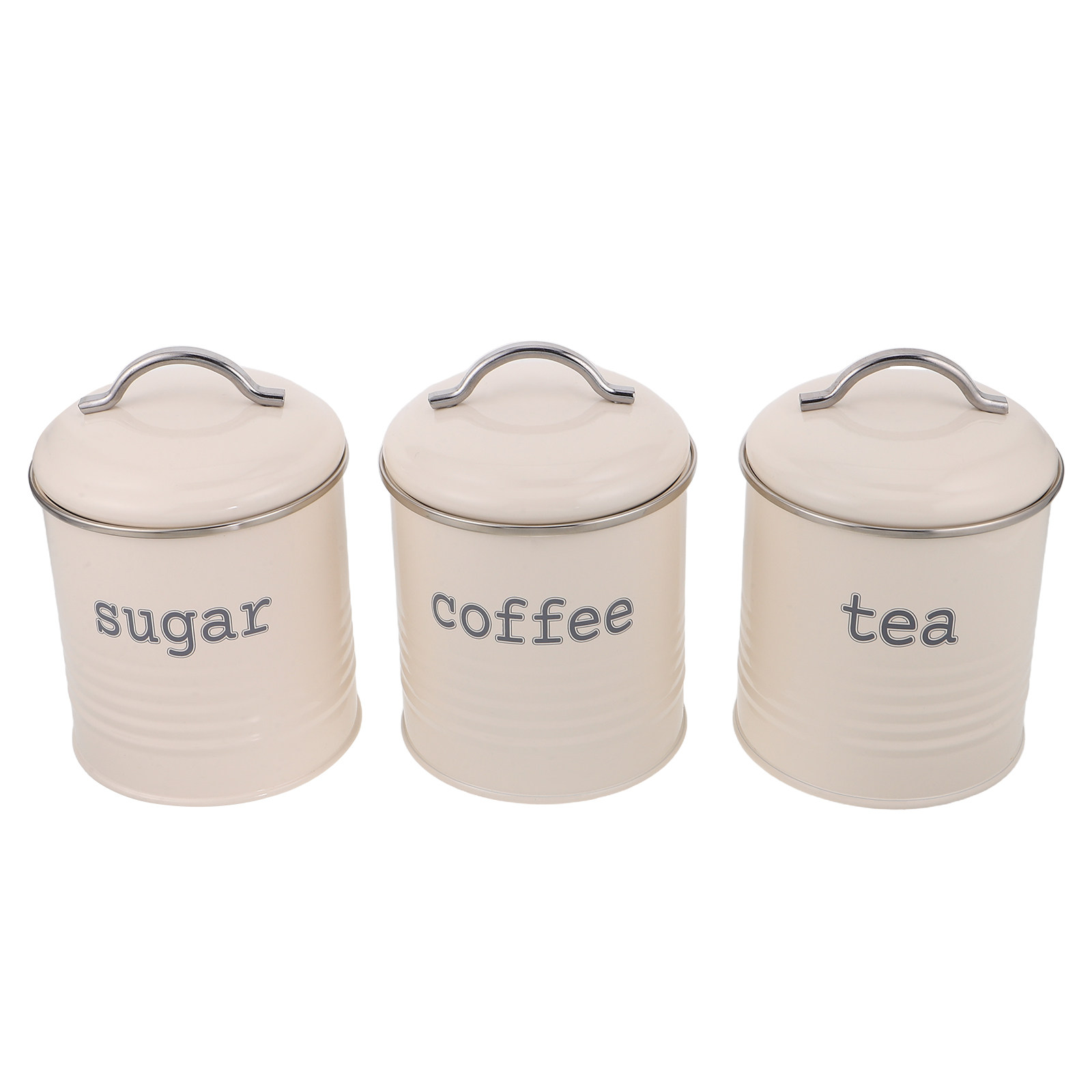 Coffee Tea Beans - 3Pcs Sealed Coffee Bean Container Set