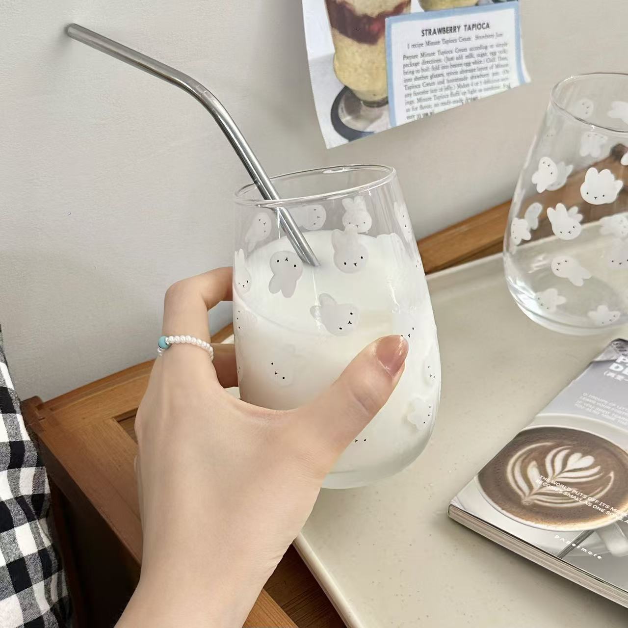 Cute Miffy Rabbit Printed Glas - огляд і ціна Coffee Tea Hot