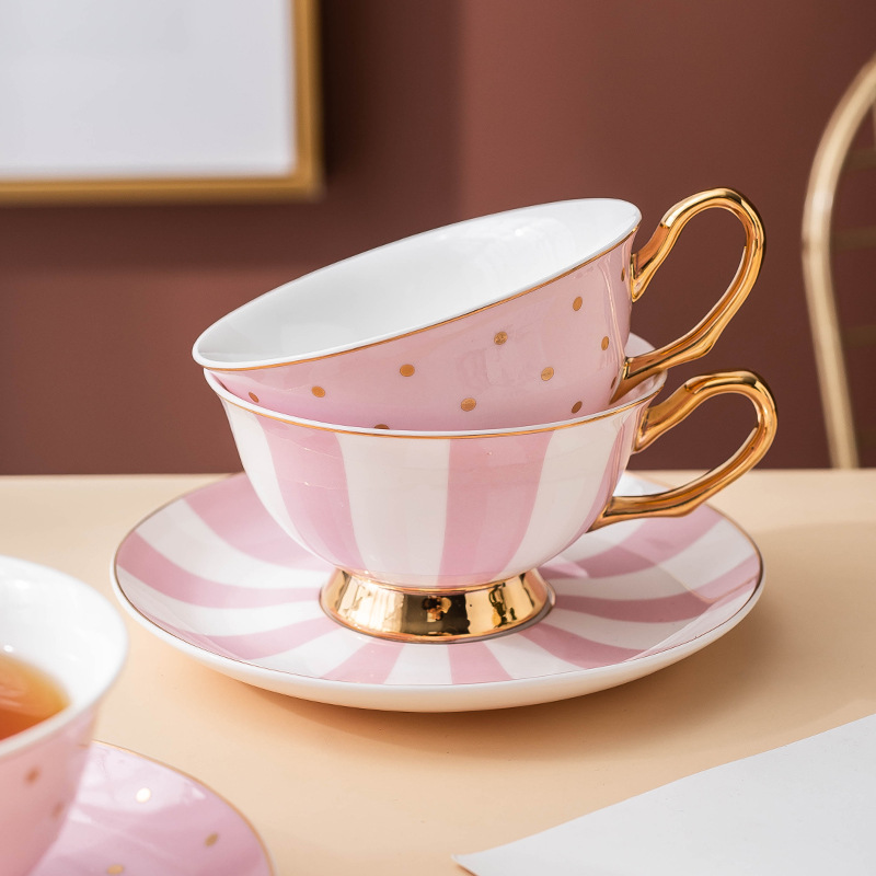Ceramic Pink Coffee Mugs with  - огляд і ціна Coffee Tea Home