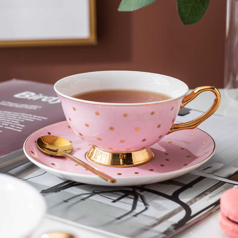 Ceramic Pink Coffee Mugs with  - огляд і ціна Coffee Tea Home