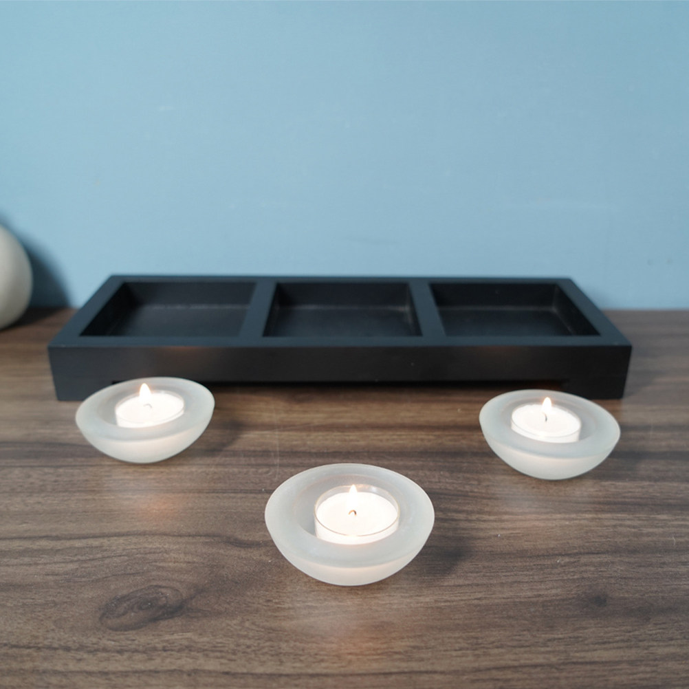 1 Set Glass Tea Light Holders  - огляд і ціна Coffee Tea Room