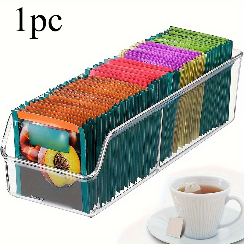1pc Clear Tea Bag Organizer Bo - огляд і ціна Coffee Tea Bags