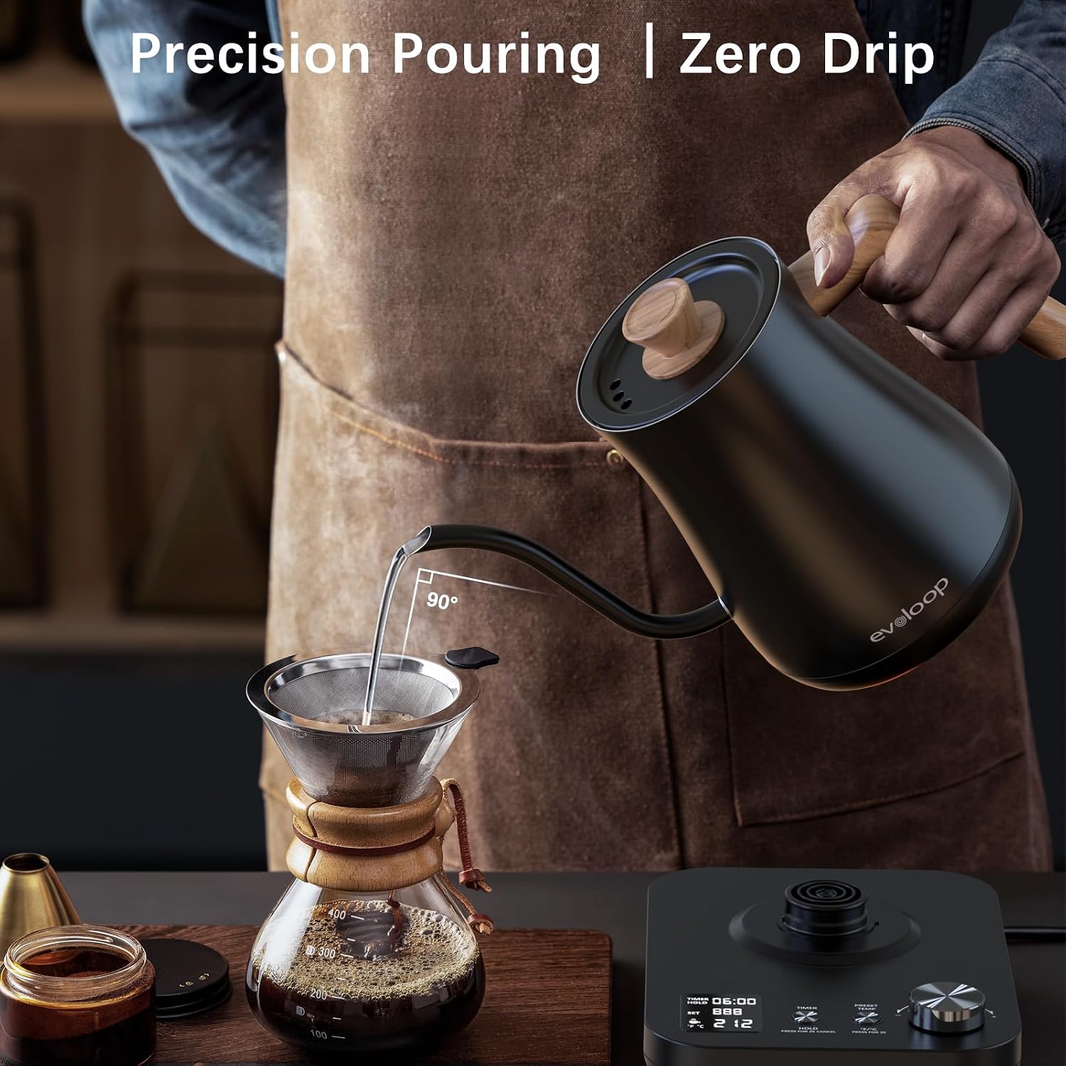 Precision Gooseneck Electric K - огляд і ціна Coffee Tea Images