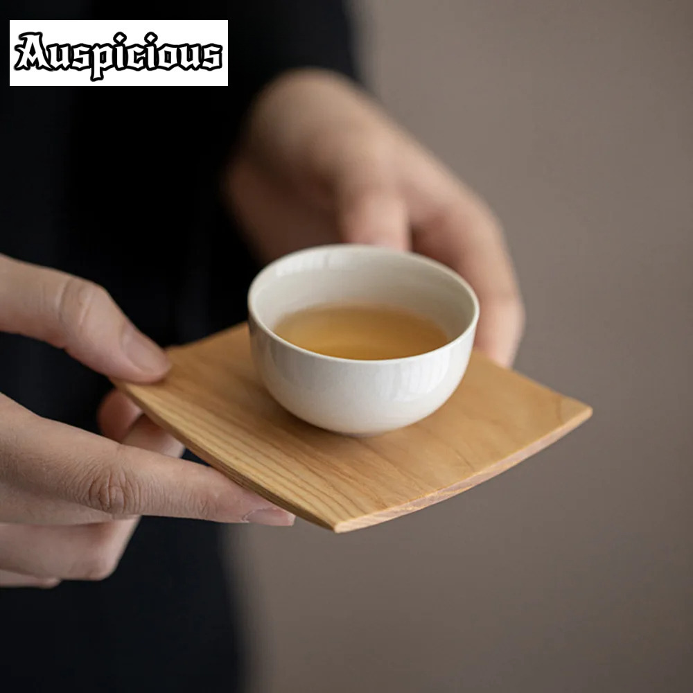 2pc/set Retro Solid Wood Coast - огляд і ціна Coffee Tea In Chinese