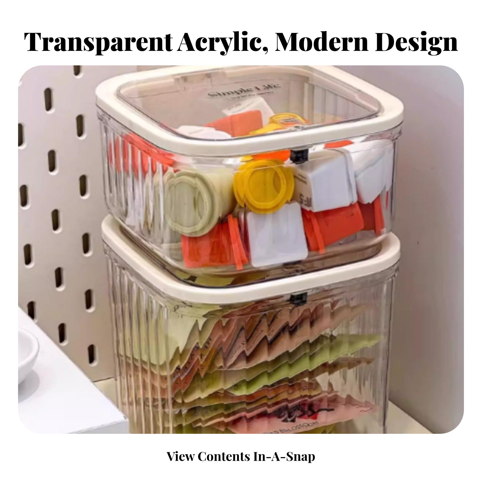 Plastic Tea Bag Storage Box La - огляд і ціна Coffee Tea Bags
