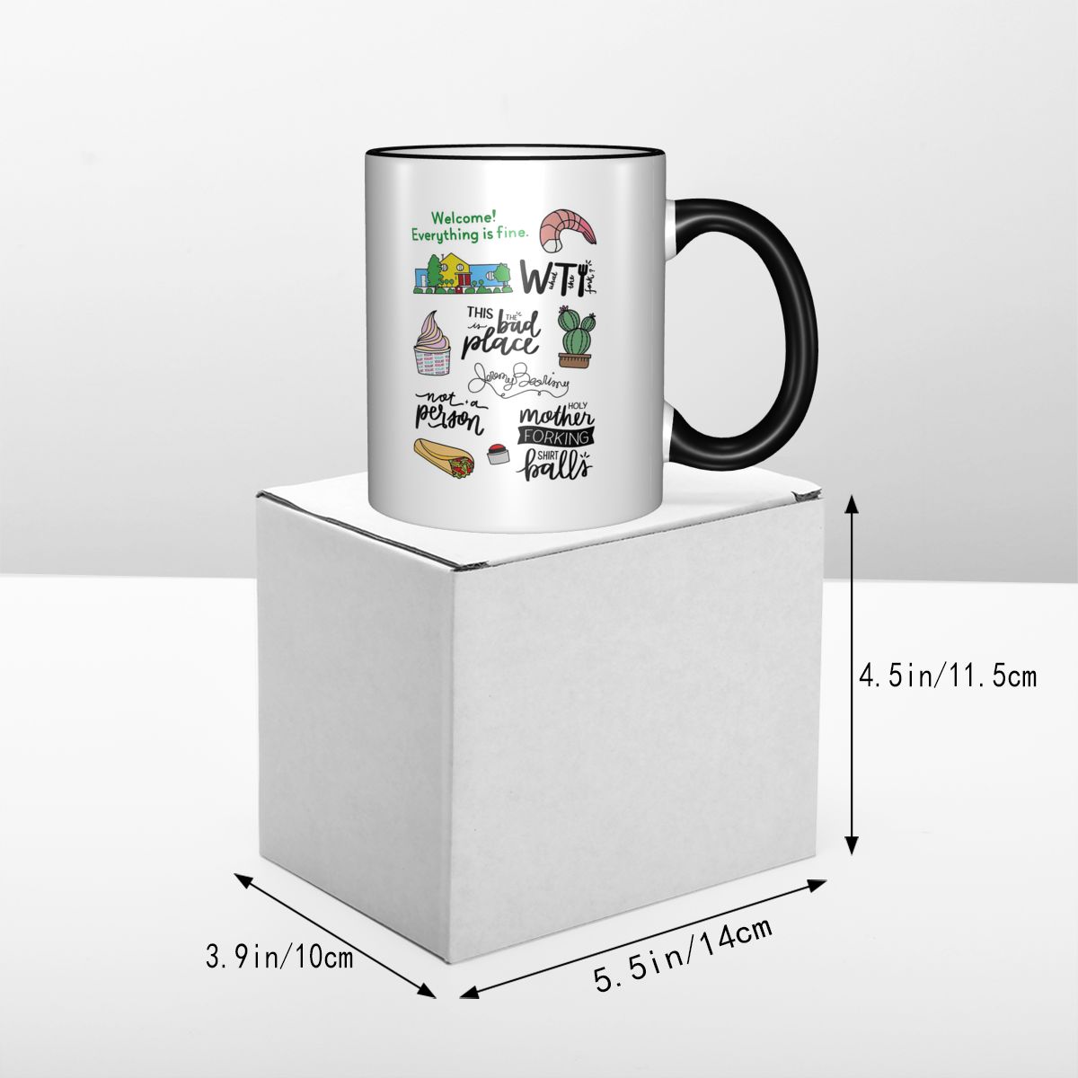 The Good Place TV Show Art Mug - огляд і ціна Coffee Tea Place