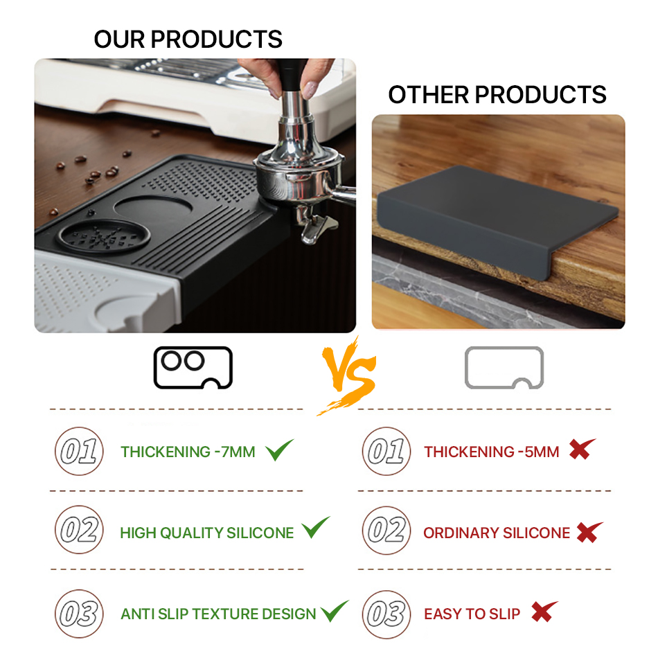 Coffee Tamper Mat Station Stan - огляд і ціна Coffee Tea Holder