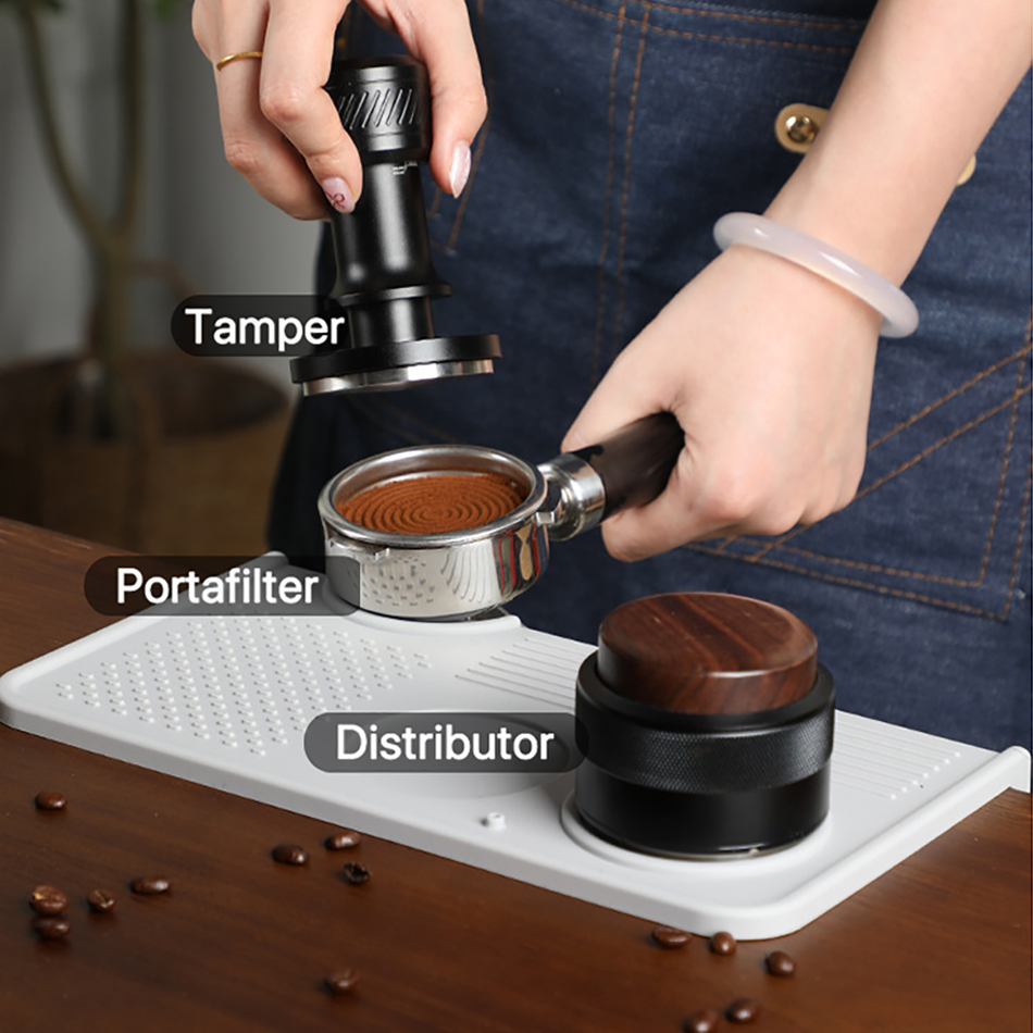 Coffee Tamper Mat Station Stan - огляд і ціна Coffee Tea Holder