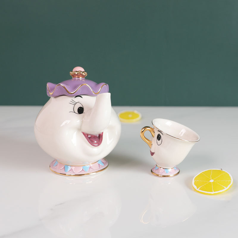 Hot Teapot Cartoon Beauty And  - огляд і ціна Coffee Tea Room
