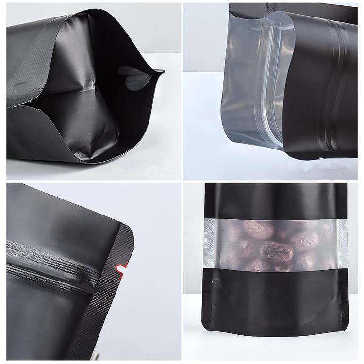 100PCS Stand-up Matte Black Al - огляд і ціна Coffee Tea In Chinese