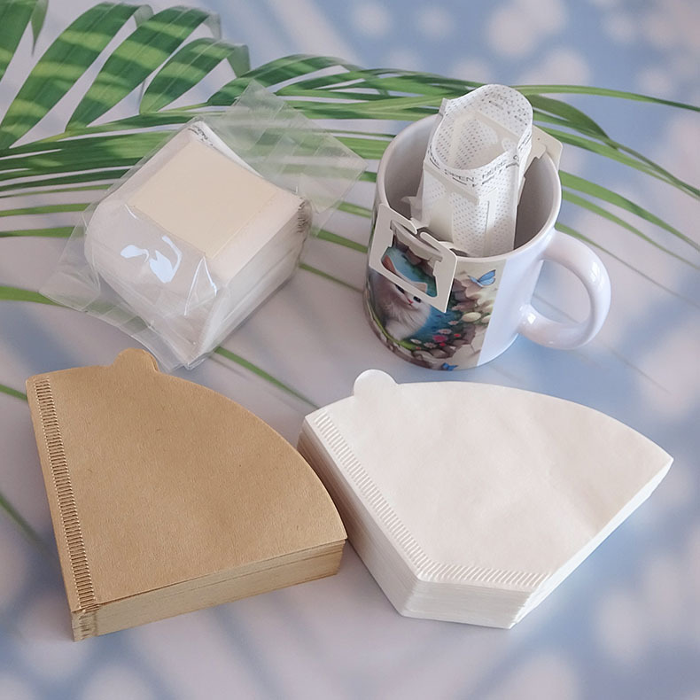 50pcs/set Log Pulp Paper Coffe - огляд і ціна Coffee Tea Bags