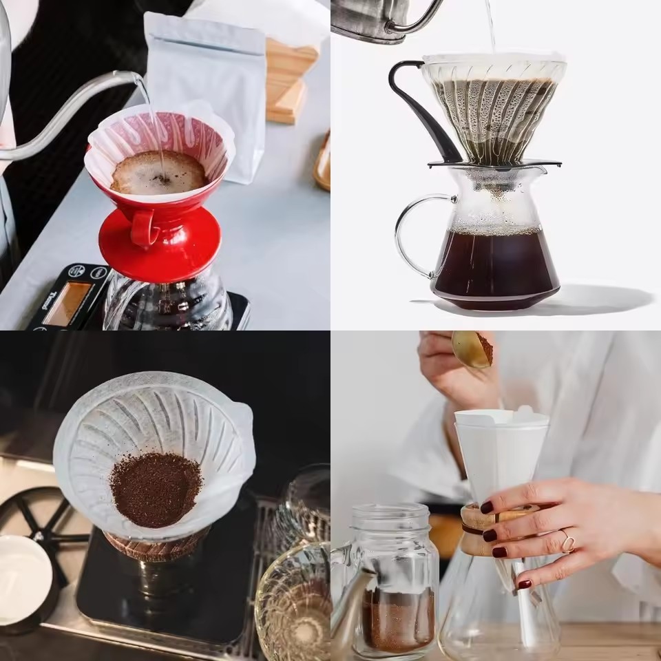 50pcs/set Log Pulp Paper Coffe - огляд і ціна Coffee Tea Bags