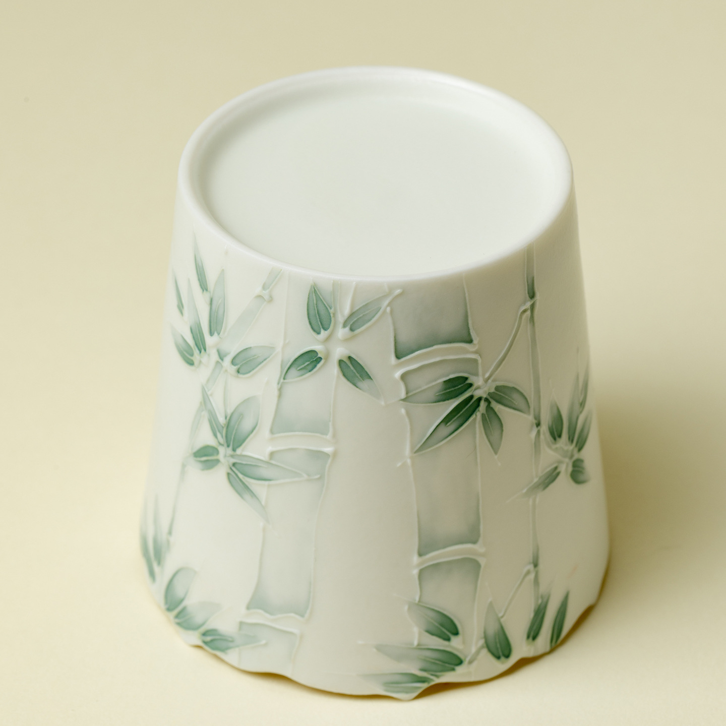 Hand Painted Light Green Bambo - огляд і ціна Coffee Tea Room