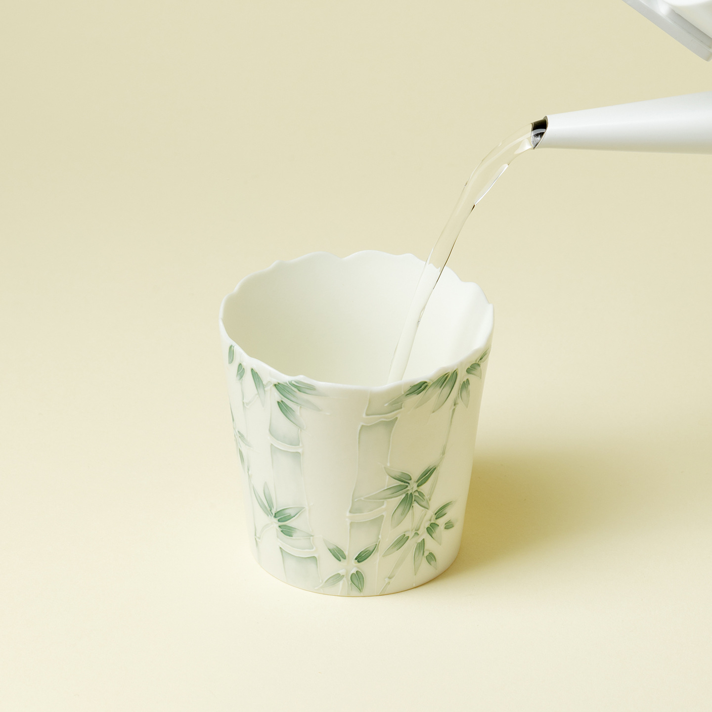 Hand Painted Light Green Bambo - огляд і ціна Coffee Tea Room