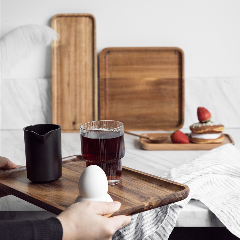 Acacia Wood Coffee Tray Decora - огляд і ціна Coffee Tea In Chinese