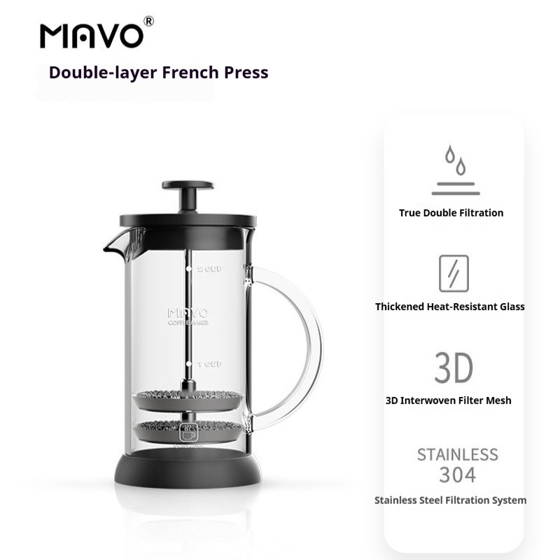 MAVO French Press Coffee Maker - огляд і ціна Coffee Tea Home