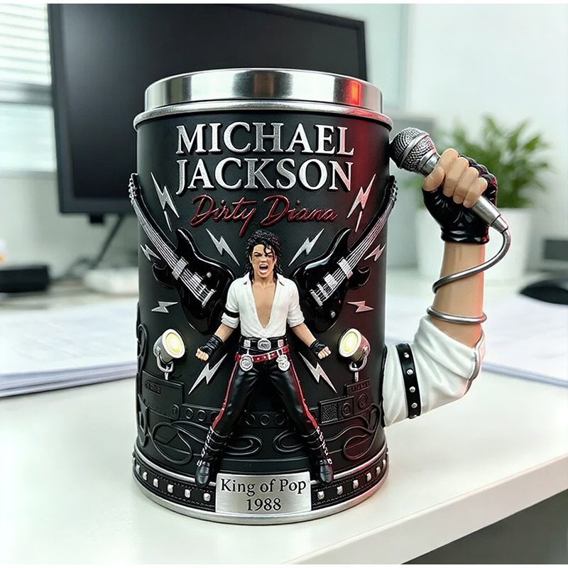 Michael Jackson King of Pop 3D - огляд і ціна Coffee Tea Mugs