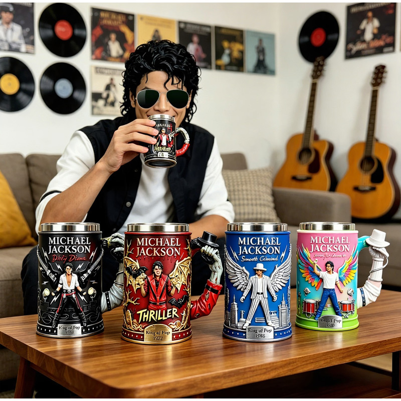 Michael Jackson King of Pop 3D - огляд і ціна Coffee Tea Mugs