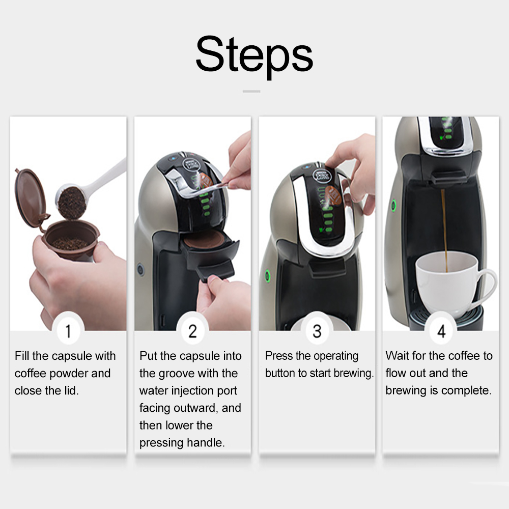 Reusable Coffee Capsule Filter - огляд і ціна Coffee Tea Nescafe