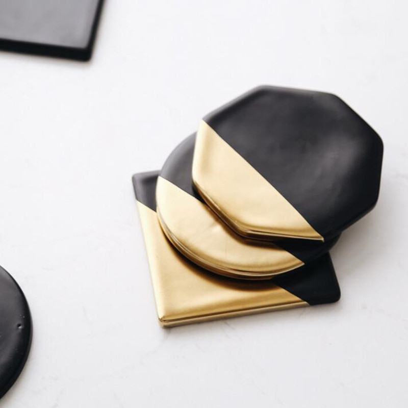 Marble Grain Coasters Ceramics - огляд і ціна Coffee Tea Place