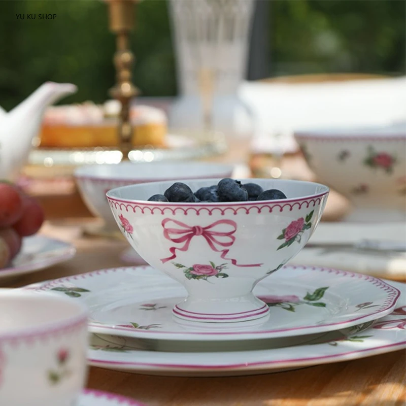 French Rose Cutlery Bone China - огляд і ціна Coffee Tea Mugs