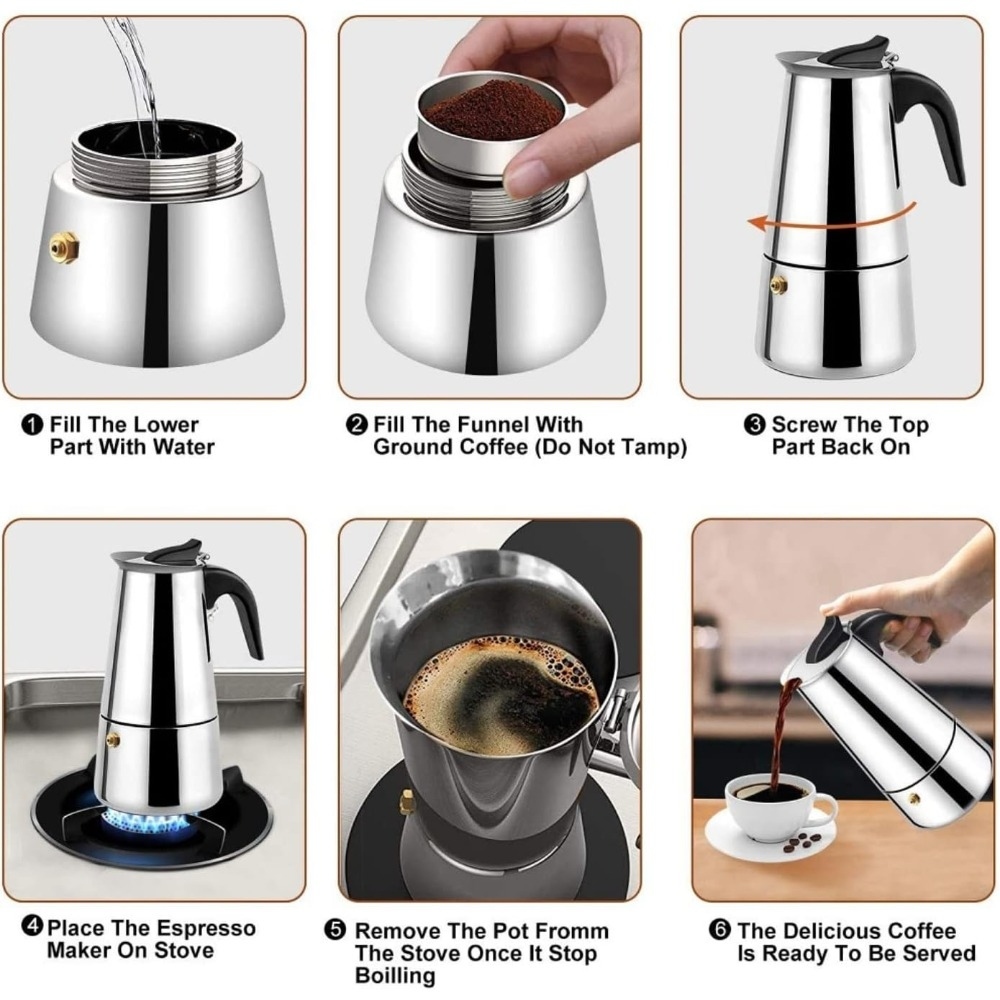 Mocha Coffee Pots Stainless St - огляд і ціна Coffee Tea Home