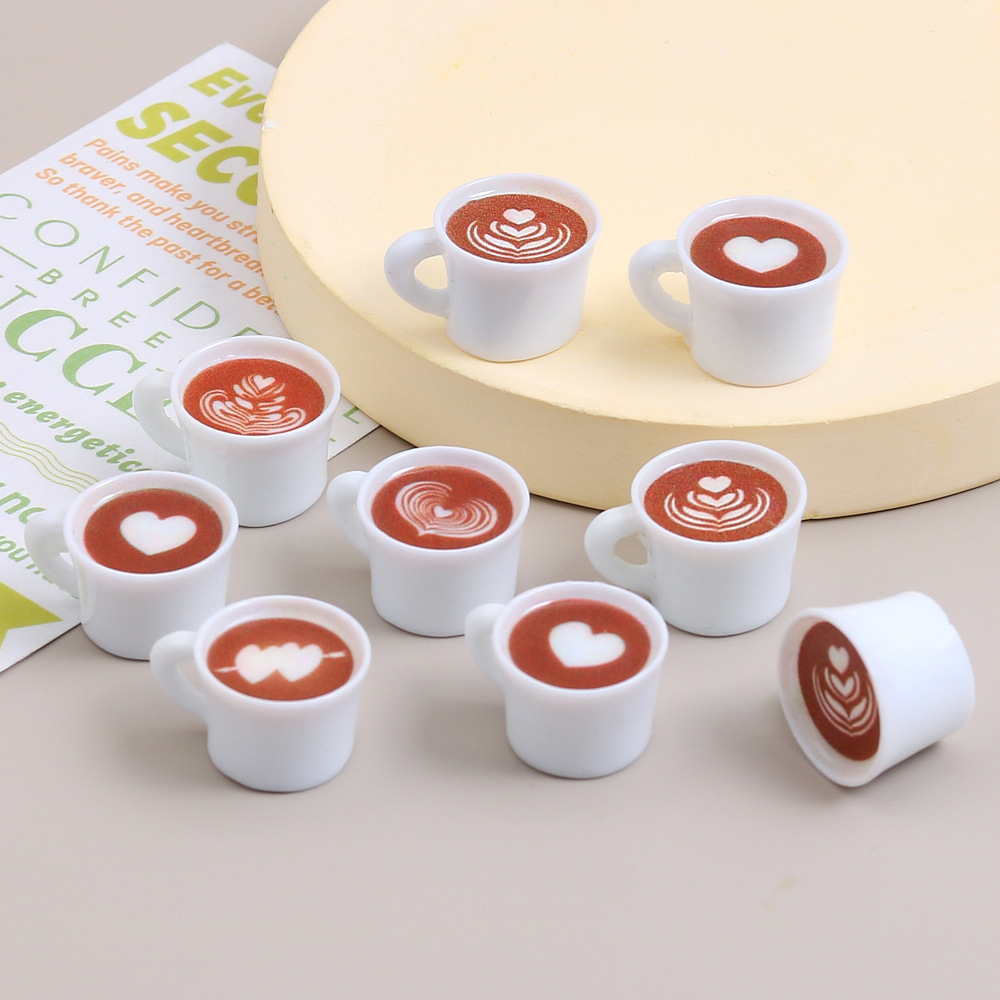 10pcs Love Heart Coffee Cup Re - огляд і ціна Coffee Tea Mugs