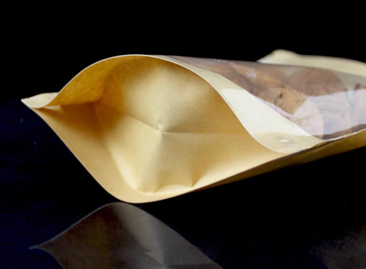 100PCS Clear Stand-up Kraft Pa - огляд і ціна Coffee Tea In Chinese